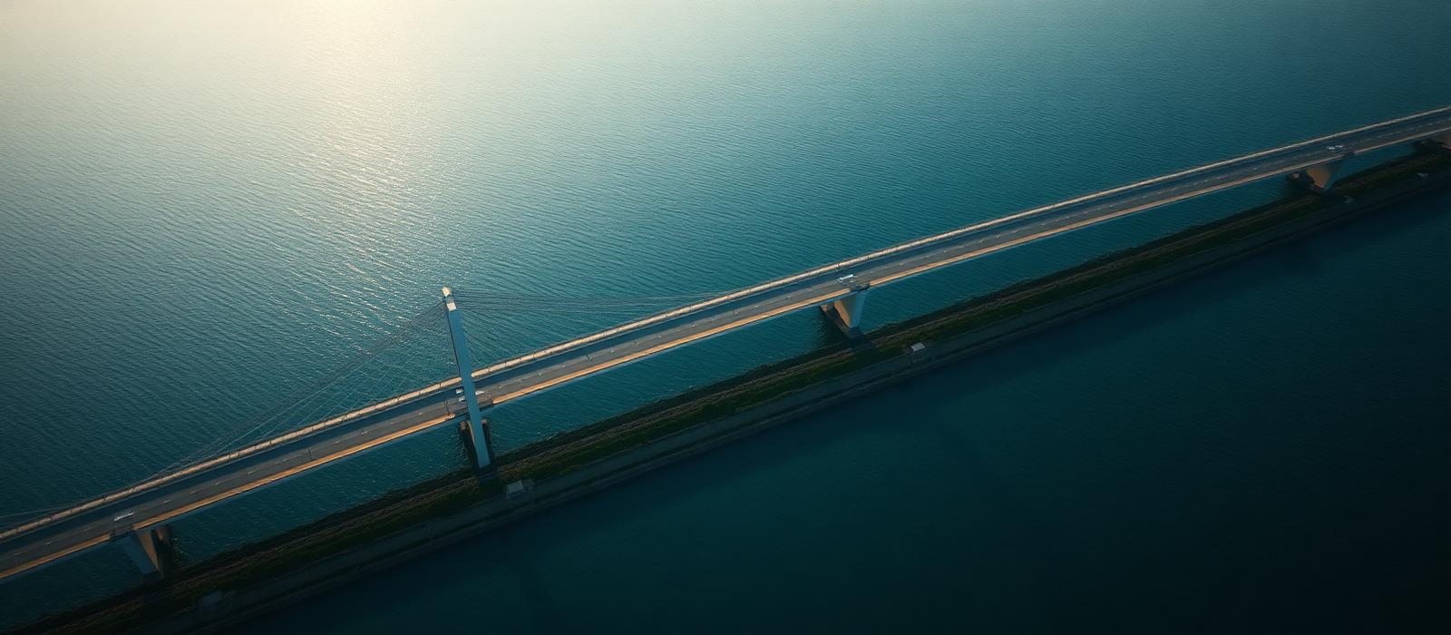 Bridge crossing water — a metaphor for connecting Europe and Latin America